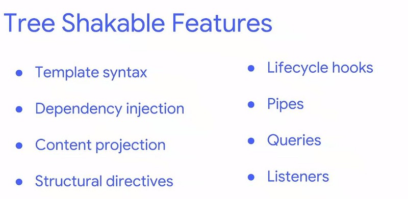 สิ่งต่างๆใน Angular ที่สามารถทำ Tree Shaking ได้